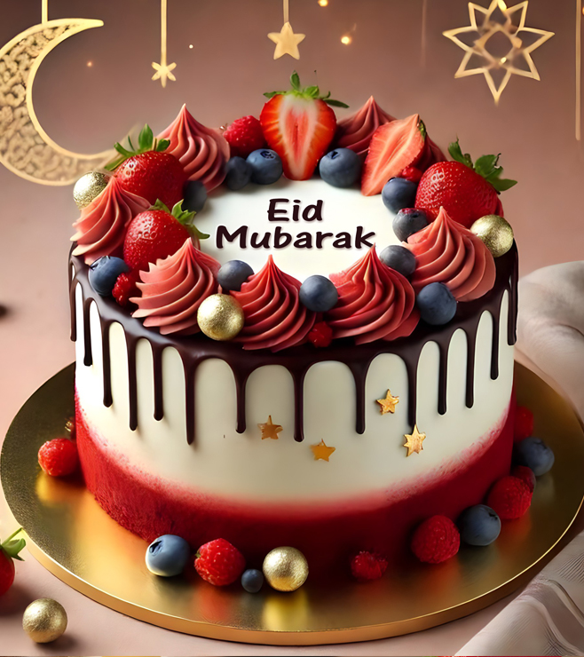 Crimson Drizzle Cake