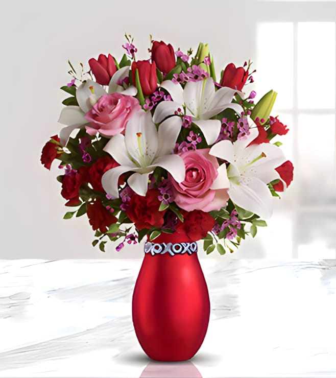 Crimson Charm Bouquet