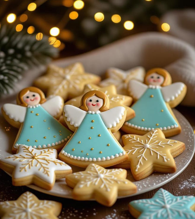 Crisp Snowdrop Cookies, Christmas Gifts