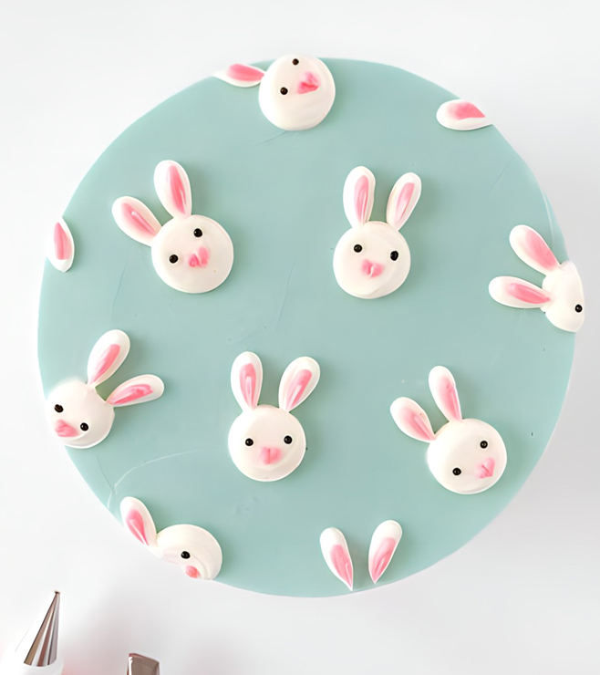 Cute Easter Bunny Cake, Easter