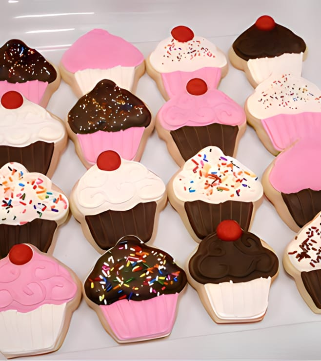 Cutesy Cupcake Cookies