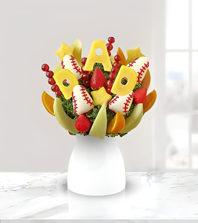 Dad's Favorite Fruit bouquet, Fruit Baskets