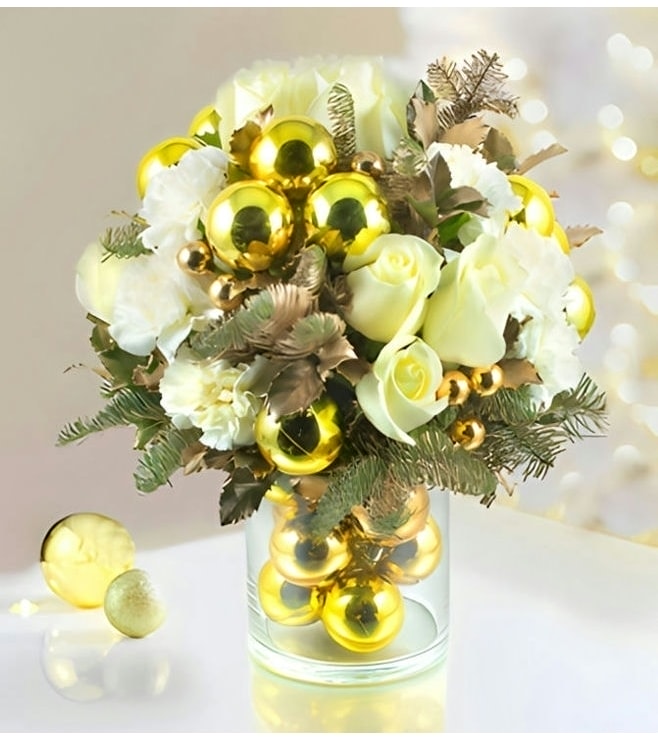 Dazzle Me With Gold Bouquet