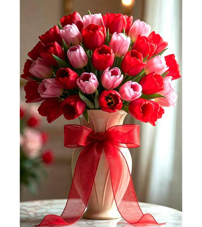 Dear Valentine Tulips, Flowers