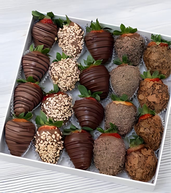 Decadent Flavors Dipped Strawberries