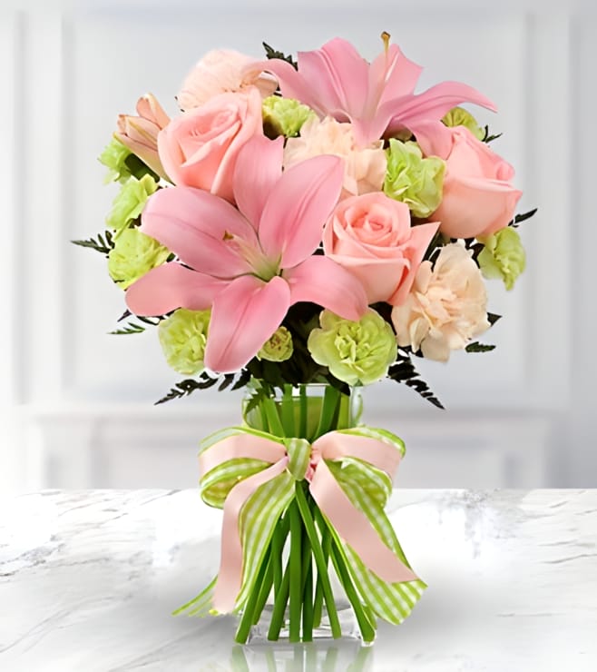 Delicate Love Bouquet, Pink