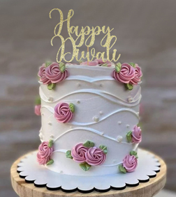 Delicately Beautiful Diwali Cake