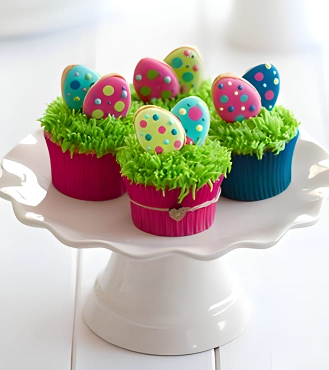 Delightful Easter Egg Cupcakes
