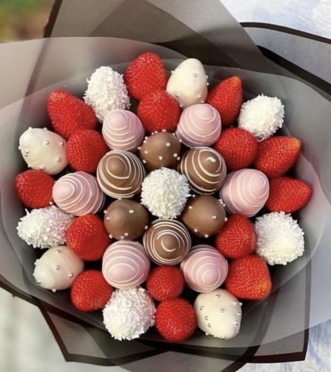 Dipped Strawberry Medley Bouquet
