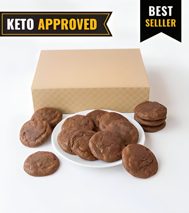 Keto Double Chocolate Cookie By Broadway Bakery.