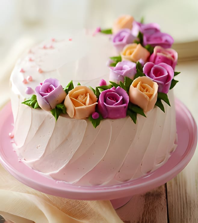 Dreamy Rose Cake, Diwali