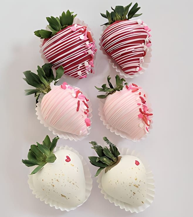 Drizzled Choco-Dipped Strawberries