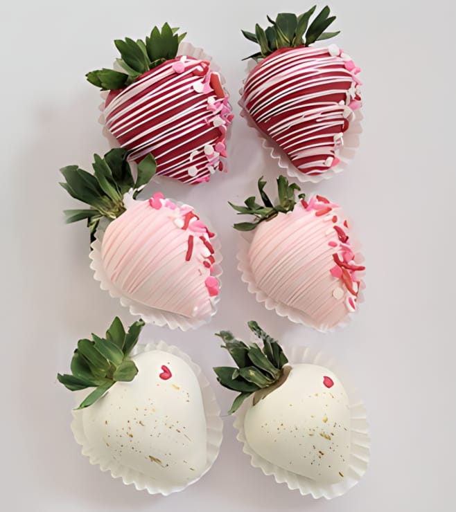 Drizzled Choco-Dipped Strawberries