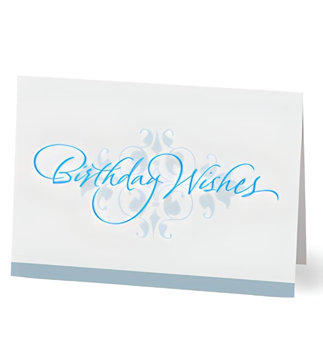 Elegant Birthday Wishes Card