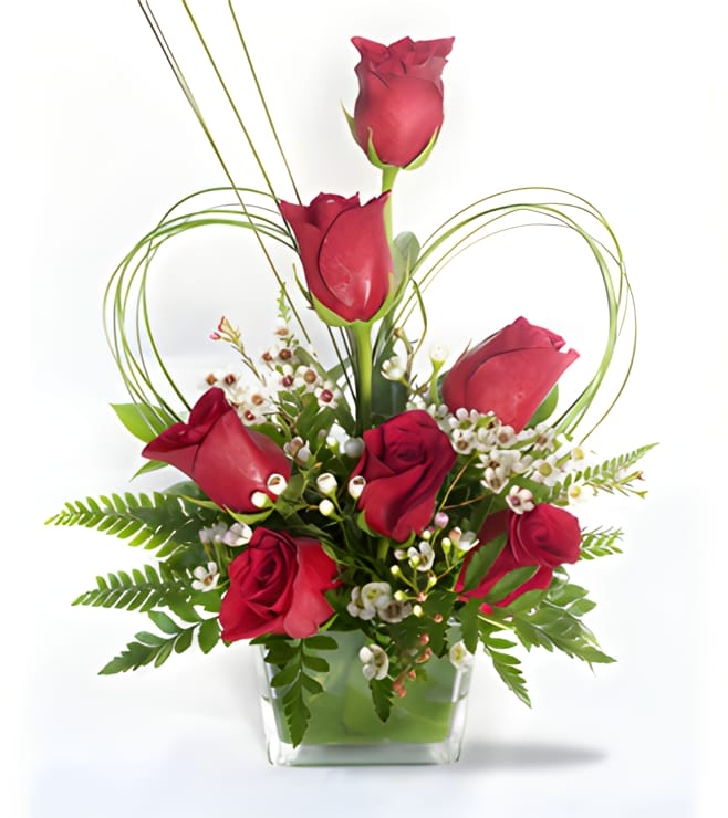 Elegant Red Rose Bouquet, 1-Hour Gift Delivery