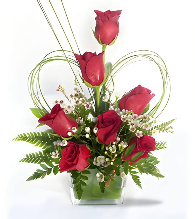 Elegant Red Rose Bouquet