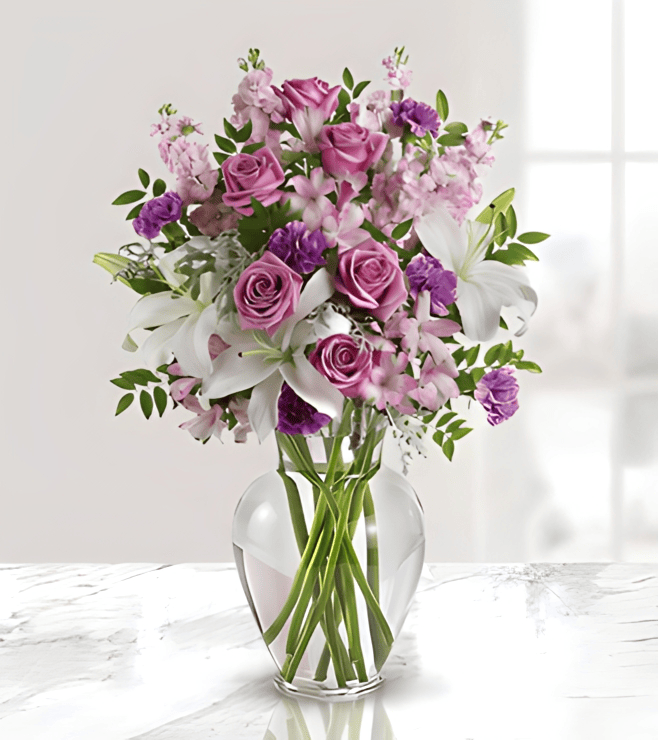 Elegant Mauve Bouquet