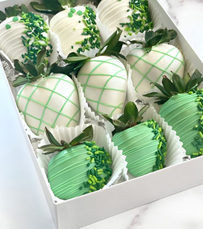 Emerald Dipped Strawberries