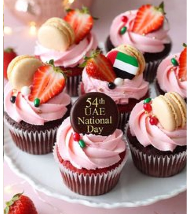 Emirates Celebration Glow Cupcakes