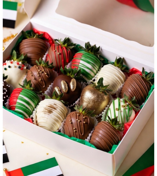Emirates Day Dipped Strawberries, UAE National Day