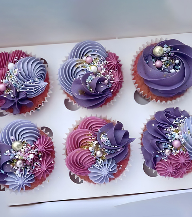 Enchanted Galaxy Cupcakes