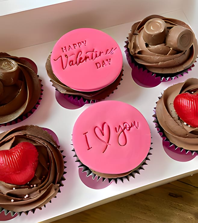 Endearing Valentine's Cupcakes