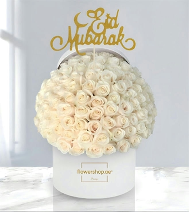 Ethereal Eid Rose Hatbox