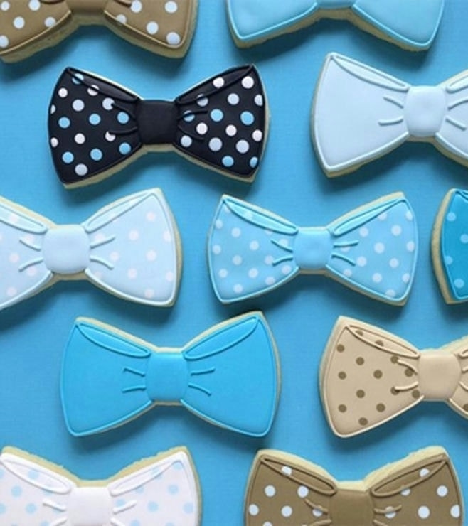 Fancy Bow Cookies, Father's Day