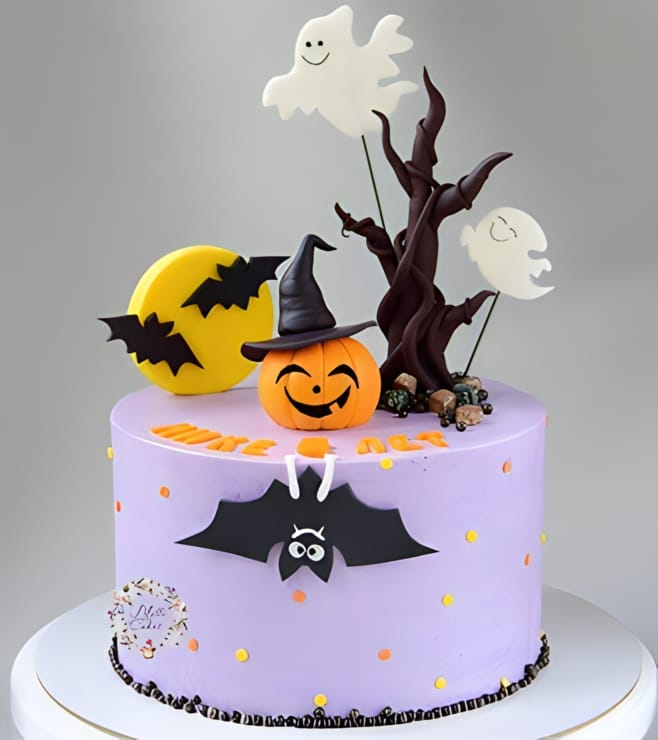 Fang-tastic Halloween Cake