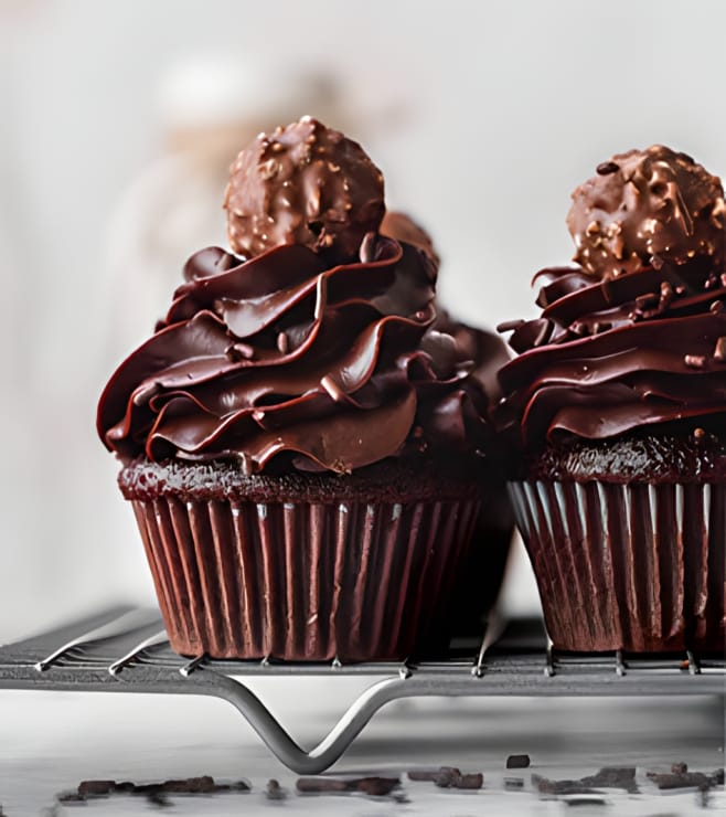 Ferrero Rocher Cupcakes