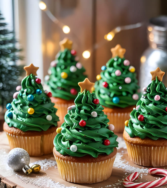 Festive Joy Cupcakes, Christmas Gifts