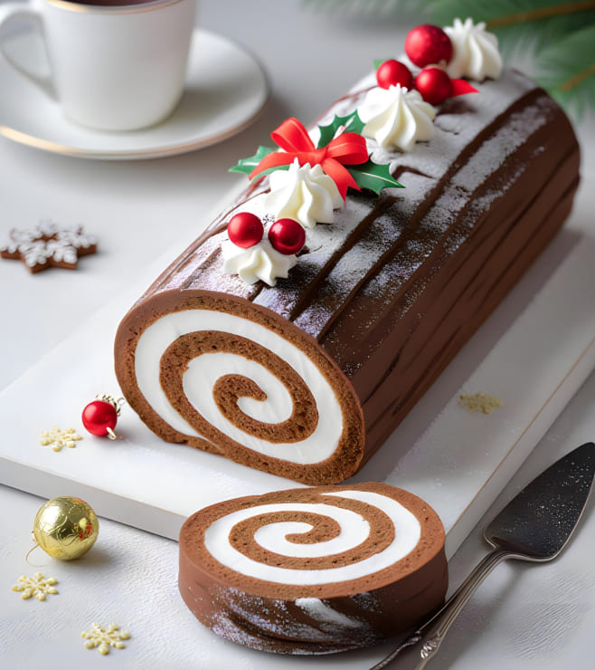 Festive Knot Swirl Cake, Christmas Gifts