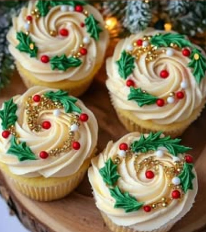 Festive Snow Cupcakes, Christmas Gifts