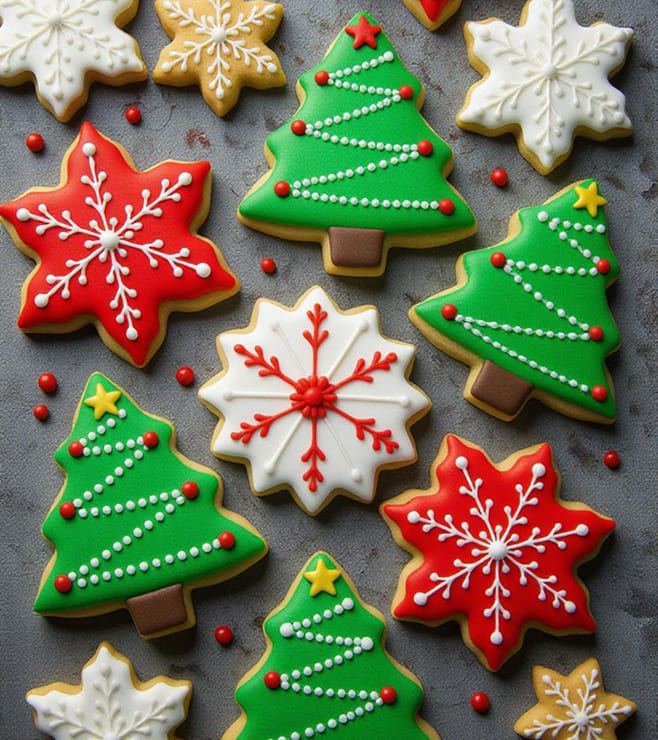 Festive Wonderland Cookies, Christmas Gifts