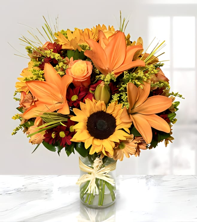 Festive Fall Bouquet, Back to School