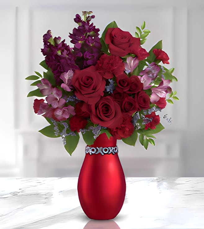 Fiery Passion Bouquet, Valentine's Day