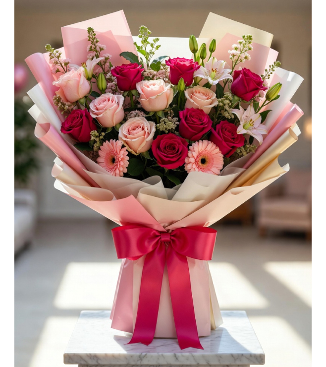 Floral Grace for Mom, Flowers