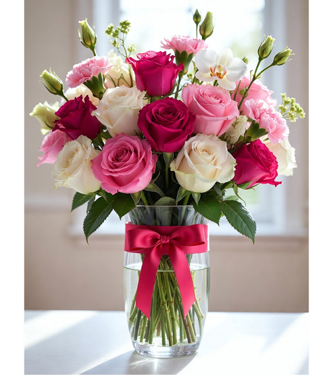 Floral Smiles for Mom, Mother's Day