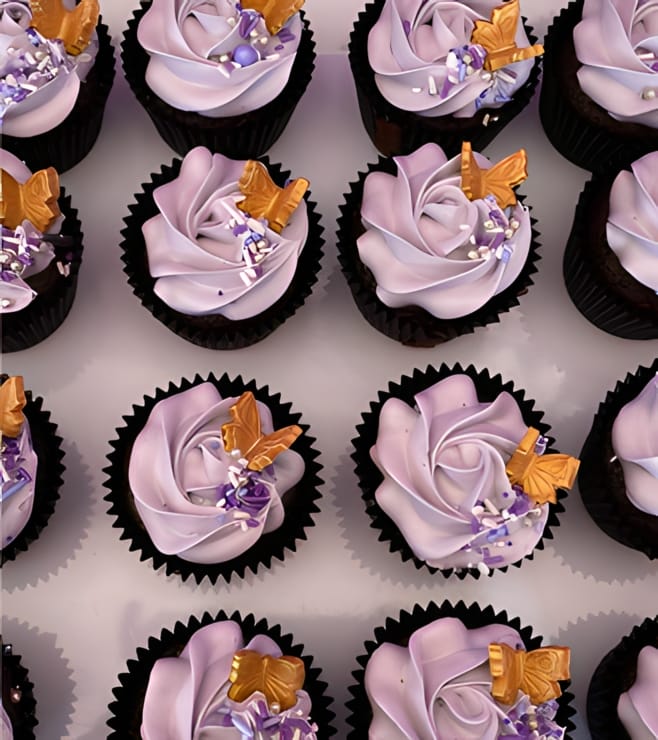 Fluttering Beauty Cupcakes
