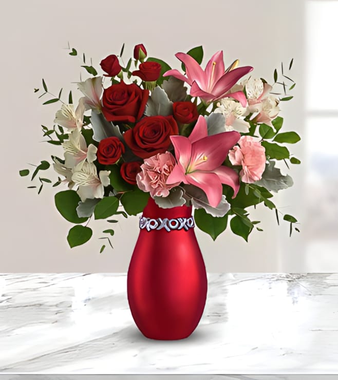 Forever and Always Bouquet, Valentine Flowers