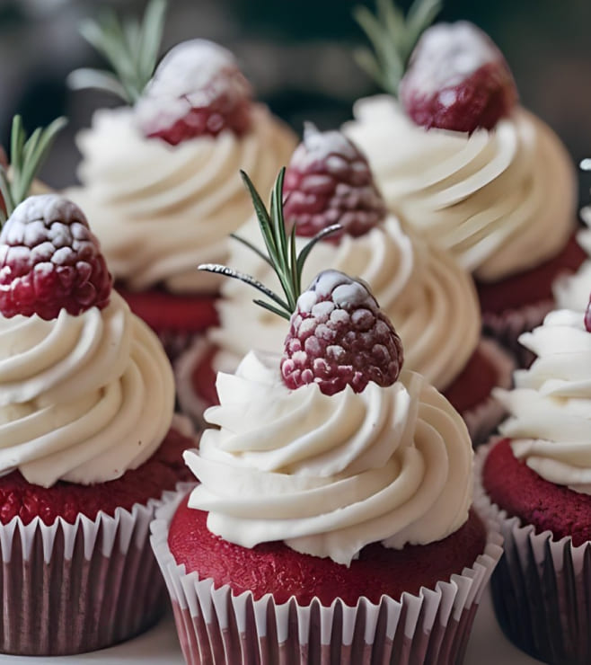 Frosted Christmas Cupcakes, Christmas Gifts
