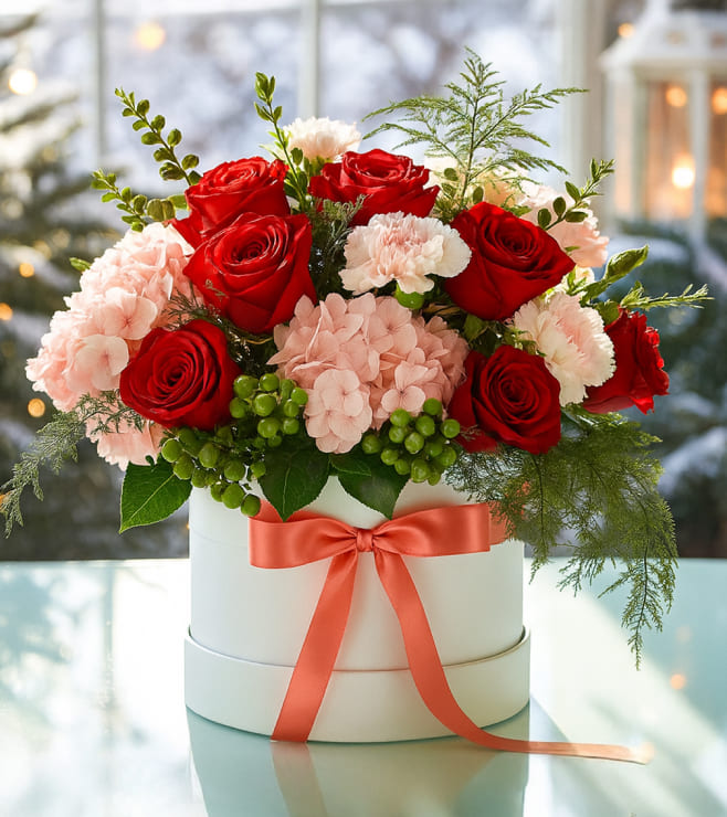 Frosted Garden Hatbox, Christmas Gifts