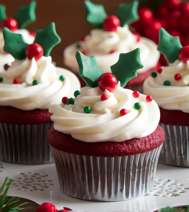 Frosty Bliss Cupcakes, Christmas Gifts