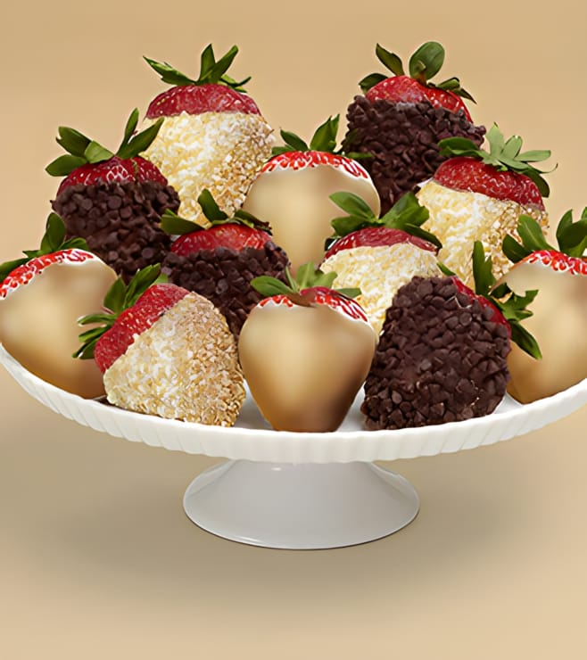 The Gold Standard - Dozen Dipped Strawberries, Thank You