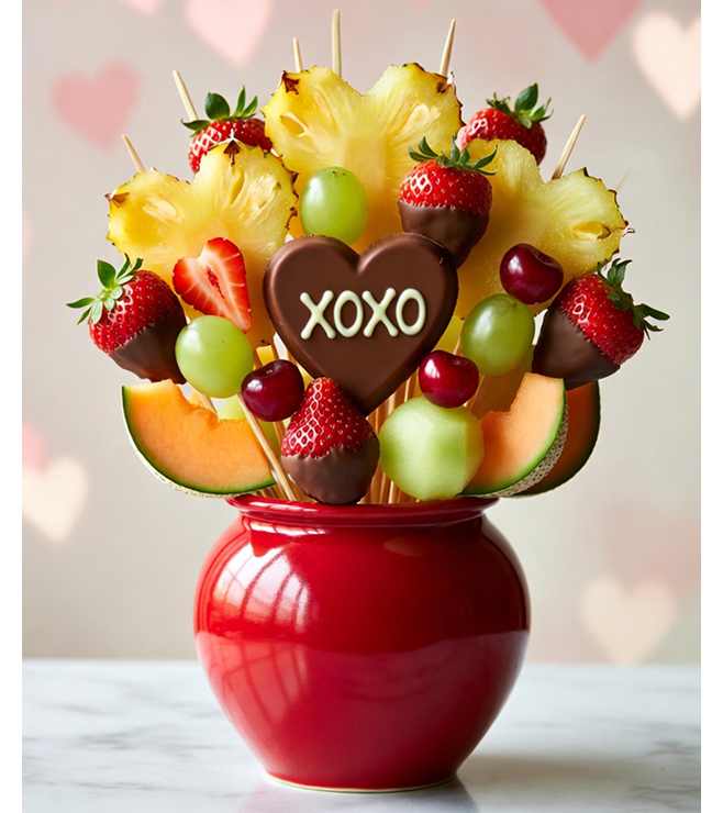 Full of Kisses Fruit Bouquet, Christmas Gifts