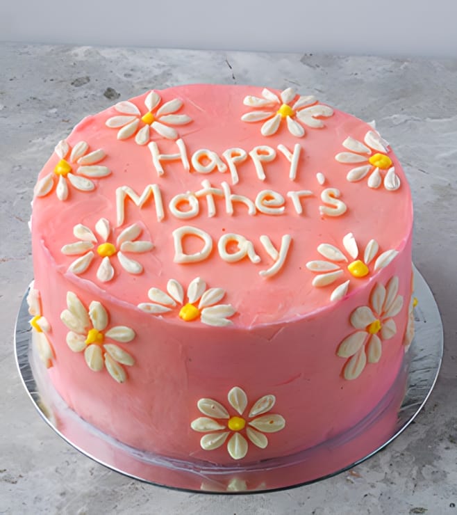 Daisy Vibes Mother's Day cake