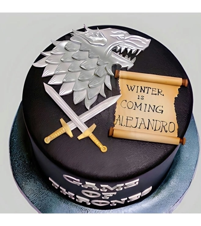 House Stark Message Cake