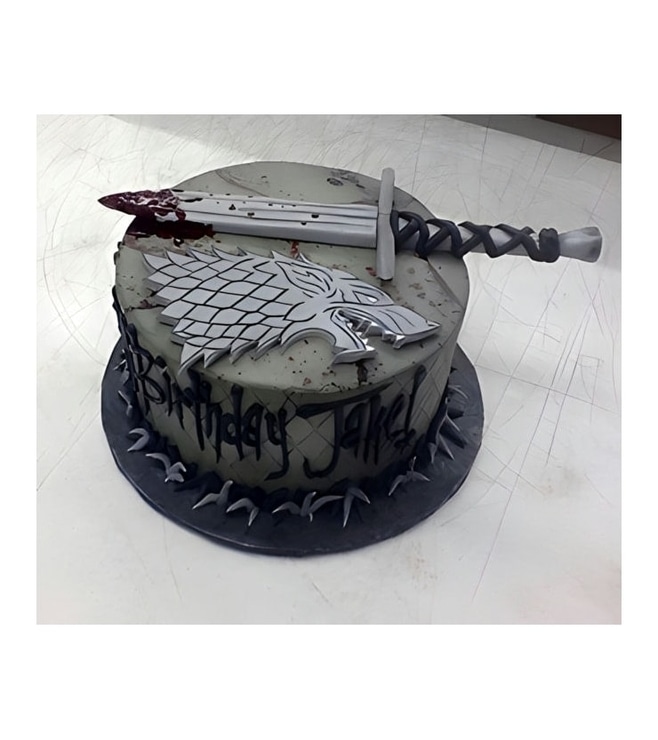 House Stark Sword Cake