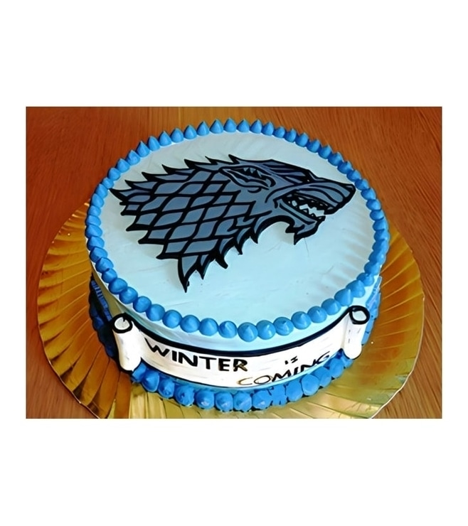 Stark Direwolf Cake