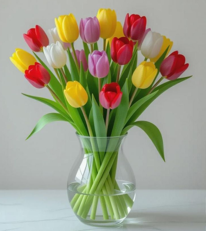 Garden Tulips Elegance
